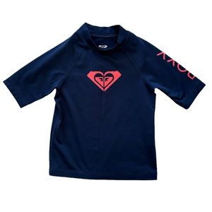 EUC Roxy Short Sleeve Rashguard toddler girls size 4T